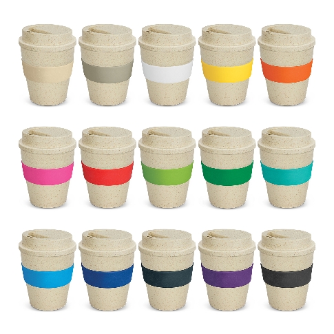 Eco Rice Husk Express Travel Coffee Cup (Spot Colour Print)